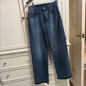 Lucky Brand Women's Wide Leg Jeans - Dark Blue